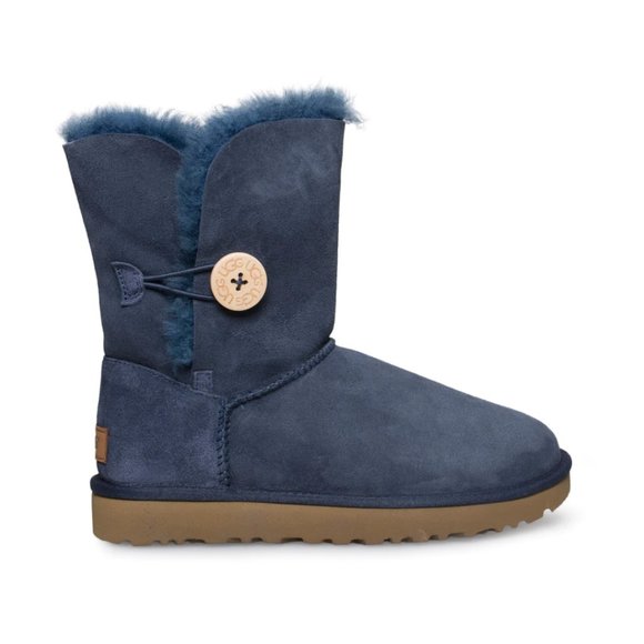 Ugg Bailey Button Navy Boots - Picture 10 of 10